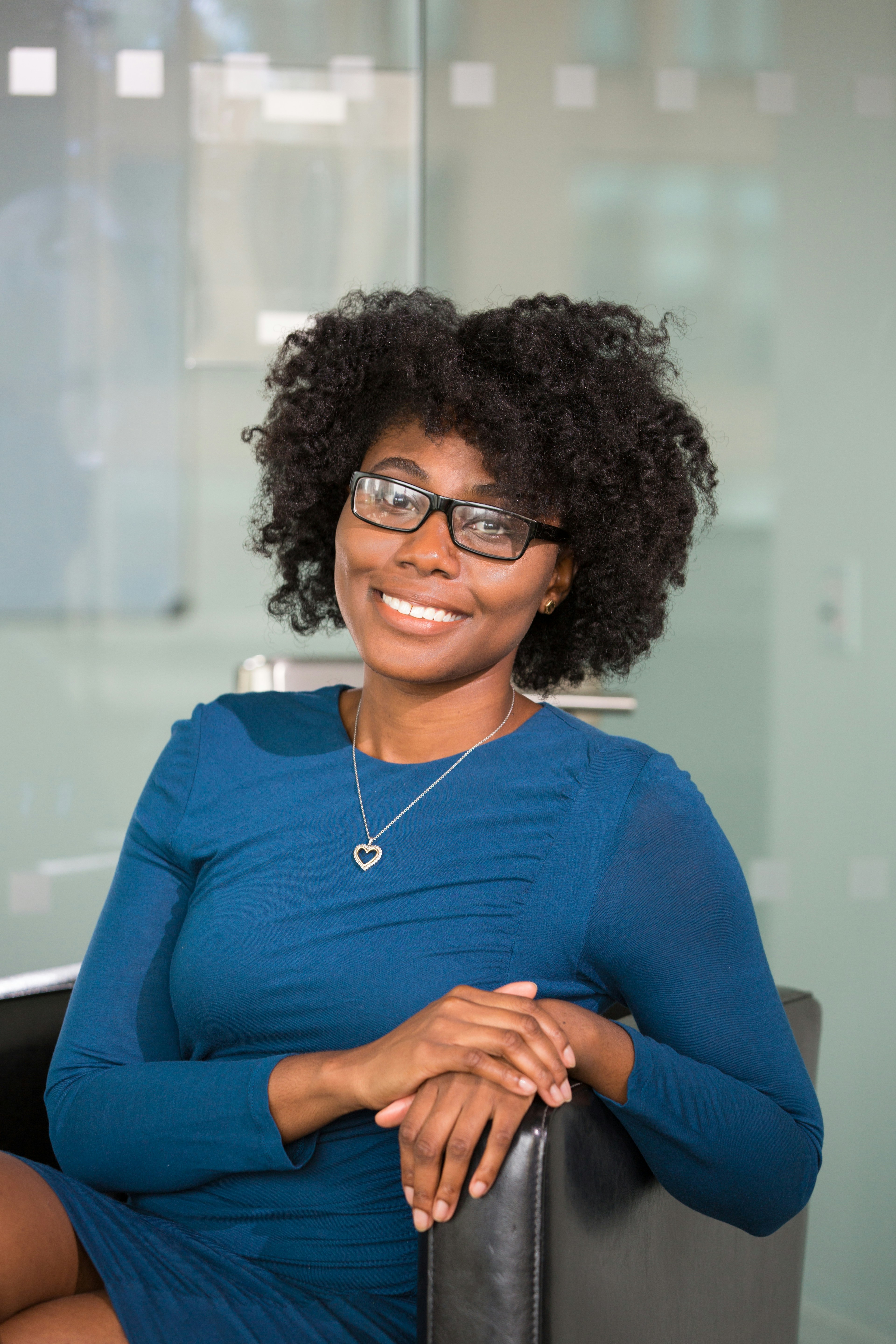 Woman using digital fortune lab